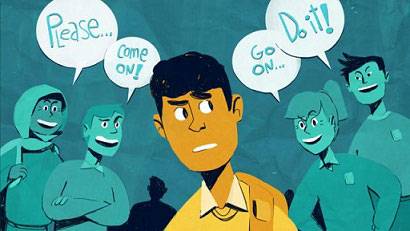 La pression des pairs mène au harcèlement